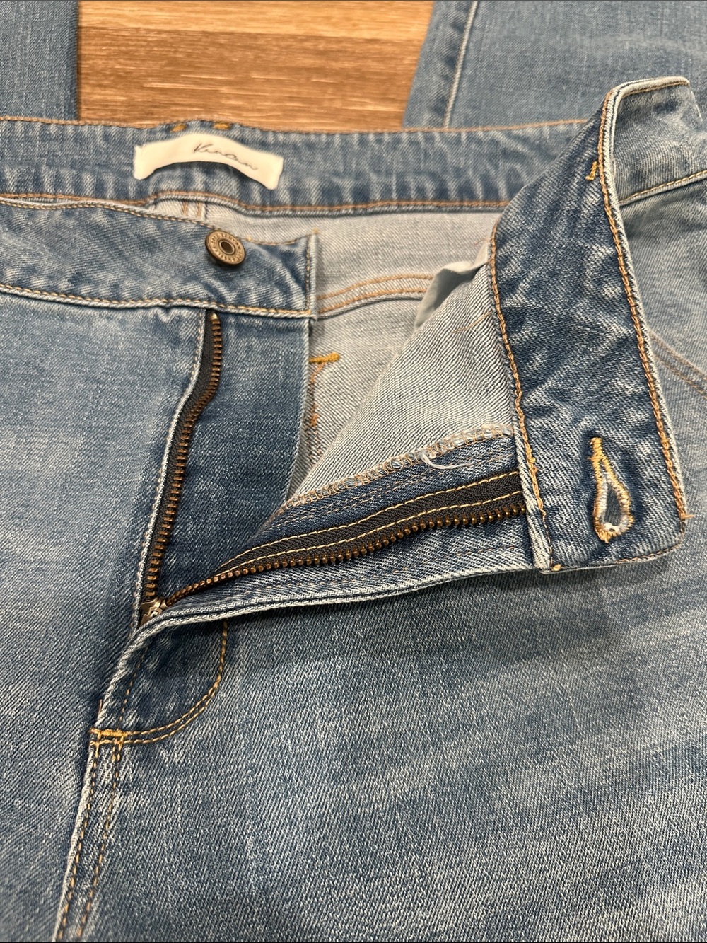 KanCan Medium Blue Straight Leg Denim Jeans - Picture 5 of 12